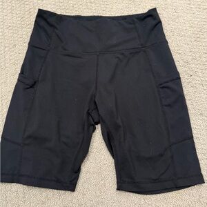 Baleaf Black Bike Shorts Mid-Length Tailored Fit